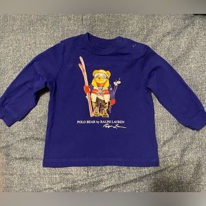 Baby Boy Polo Bear Cotton Long-Sleeve Tee 6M